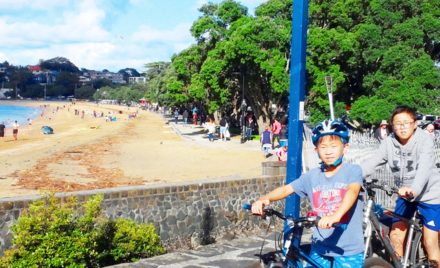 아이들과 미션베이에서.jpg